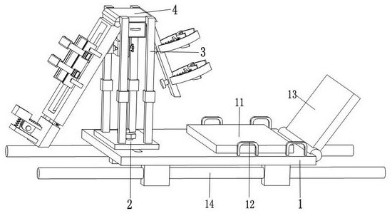 A kind of knee joint penetrating injury bandaging auxiliary device