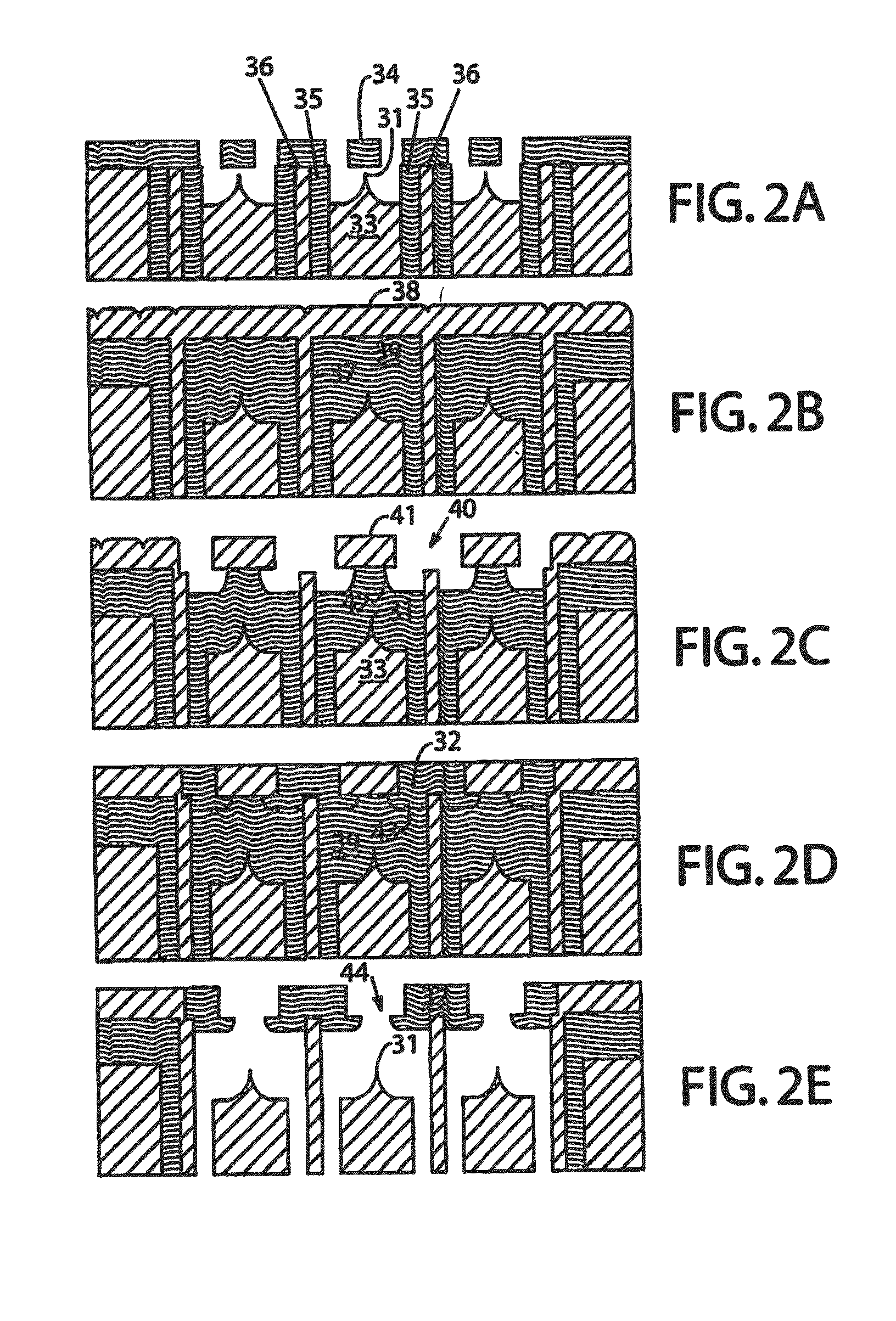 Integrated field emission array for ion desorption