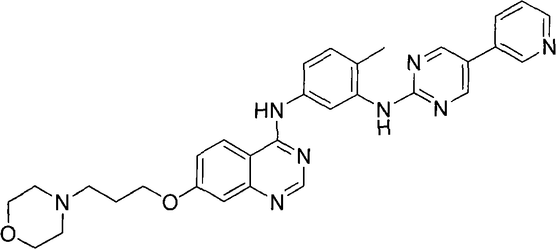 4-aromatic aminoquinazoline derivative and purpose thereof