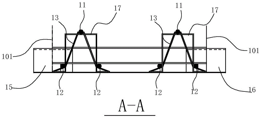 Prefabricated steel bar truss combined floor and splicing method thereof