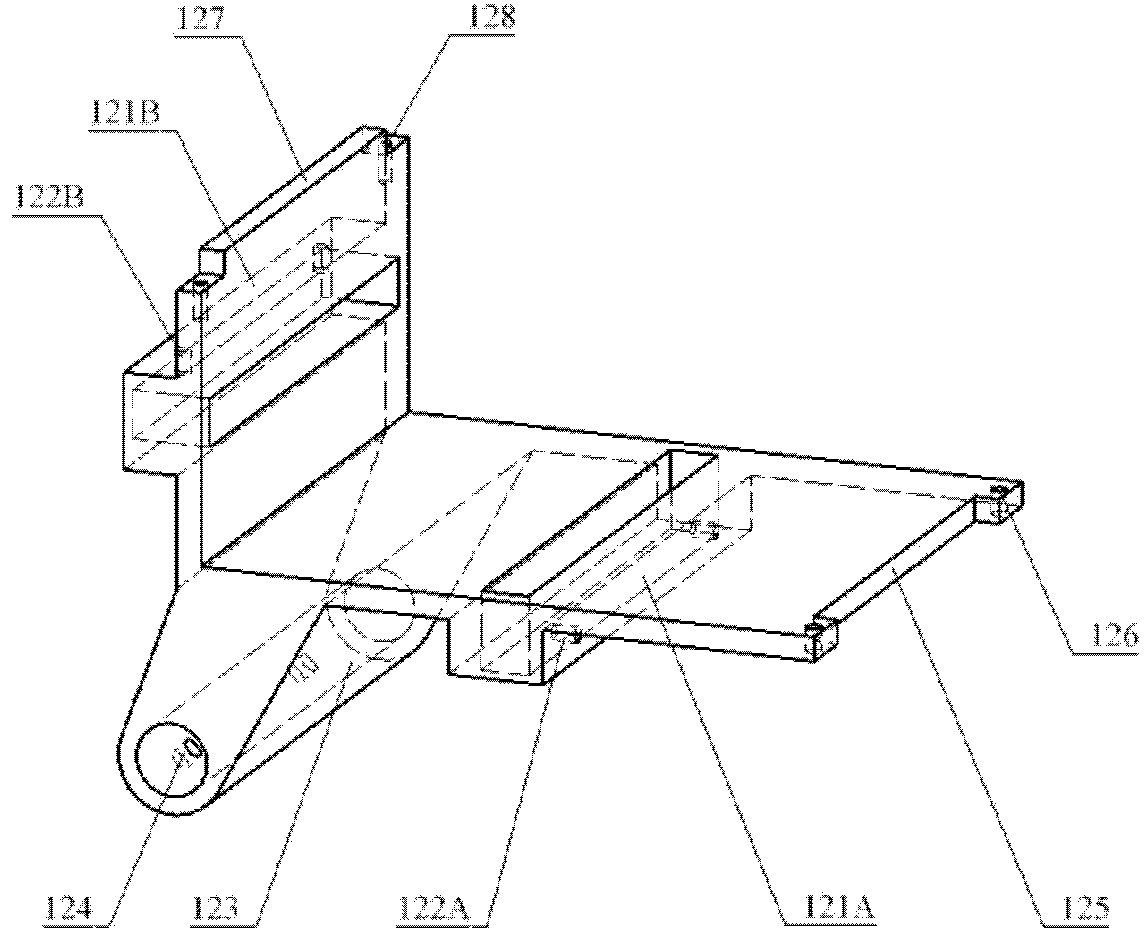 Suspended magnetic focusing device for sheet beam klystrons