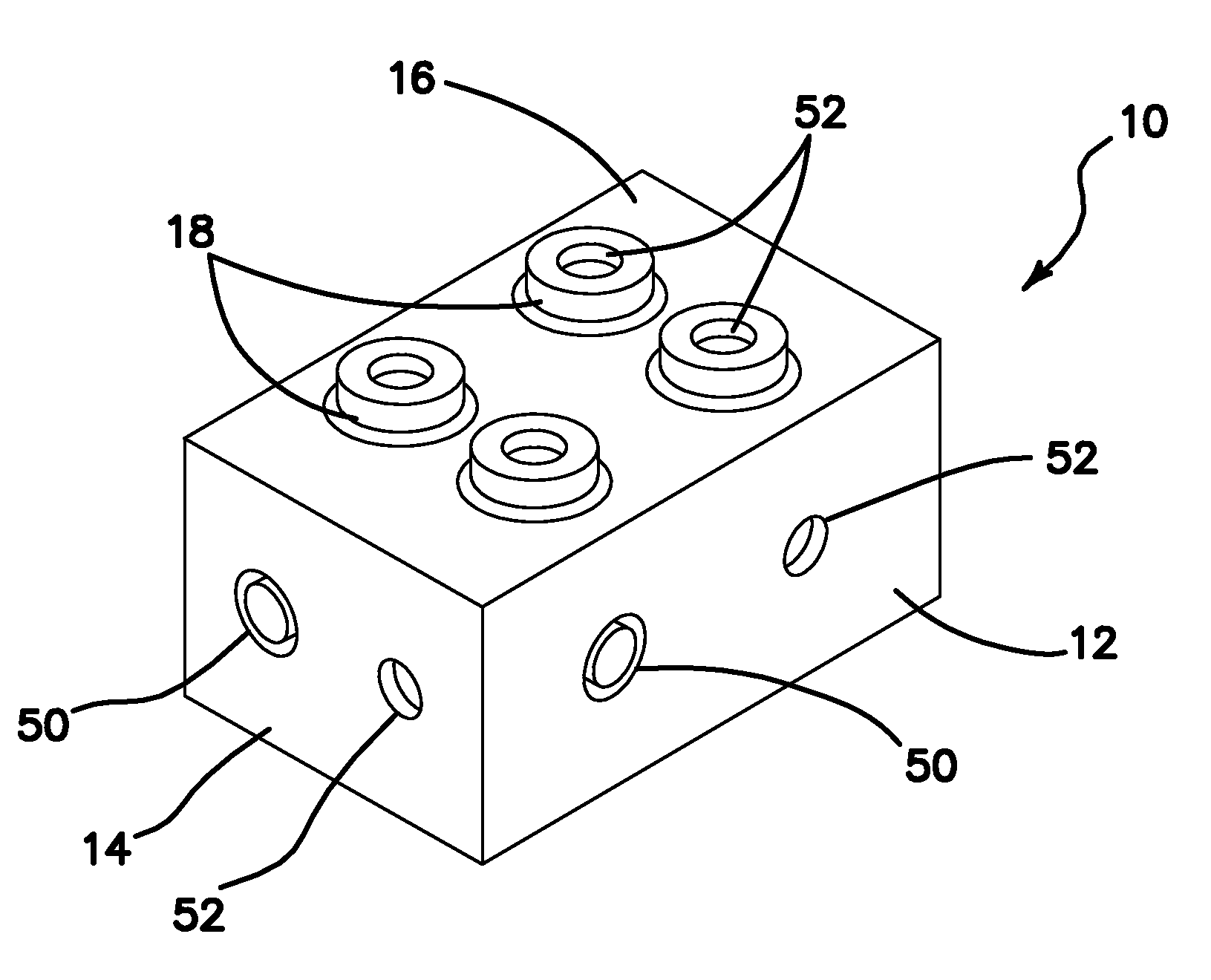Apparatus and Method for Bonding Three Dimensional Construction Toys when Assembled