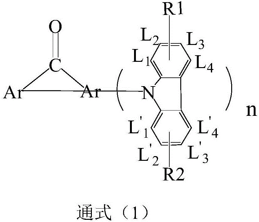 Compound based on diaryl ketone and application thereof