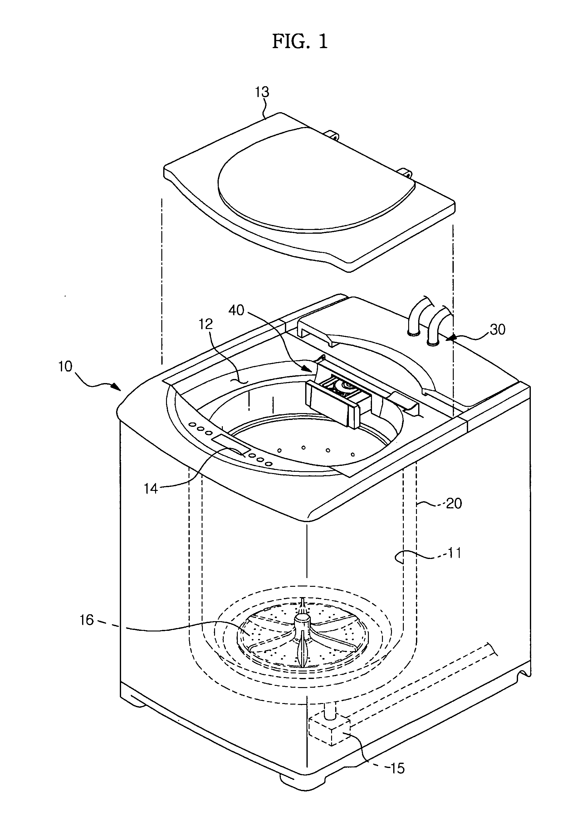 Detergent dissolving device and washing machine having the same