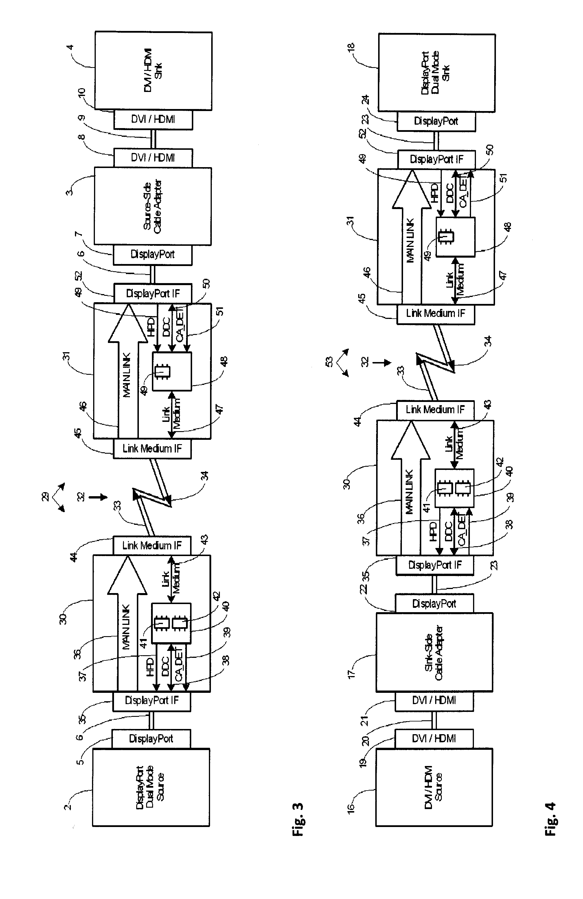 Method And System For Communicating Display Port and Single-Link DVI/HDMI Information For Dual-Mode Devices