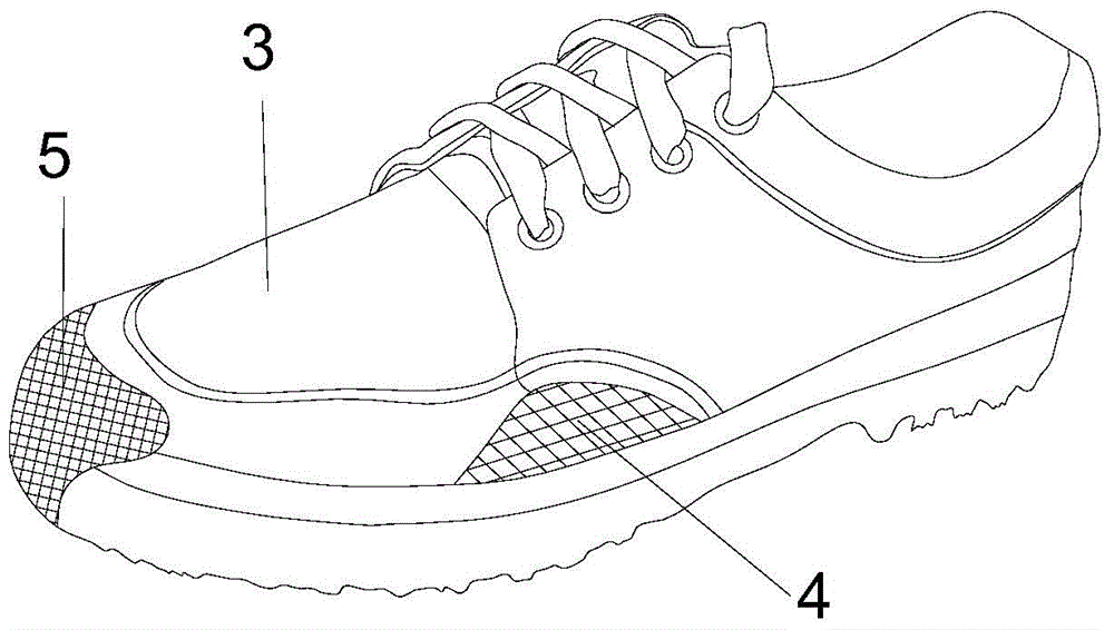 Wear-resistant insulating shoe