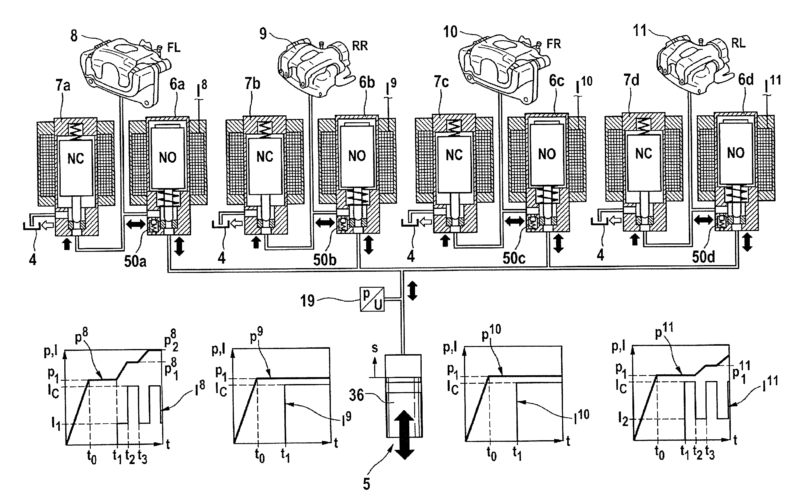 Method for operating a brake system for motor vehicles, and brake system