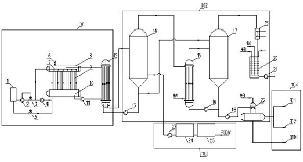 Power plant variable-load coal-fired furnace desulfurization wastewater zero discharge system