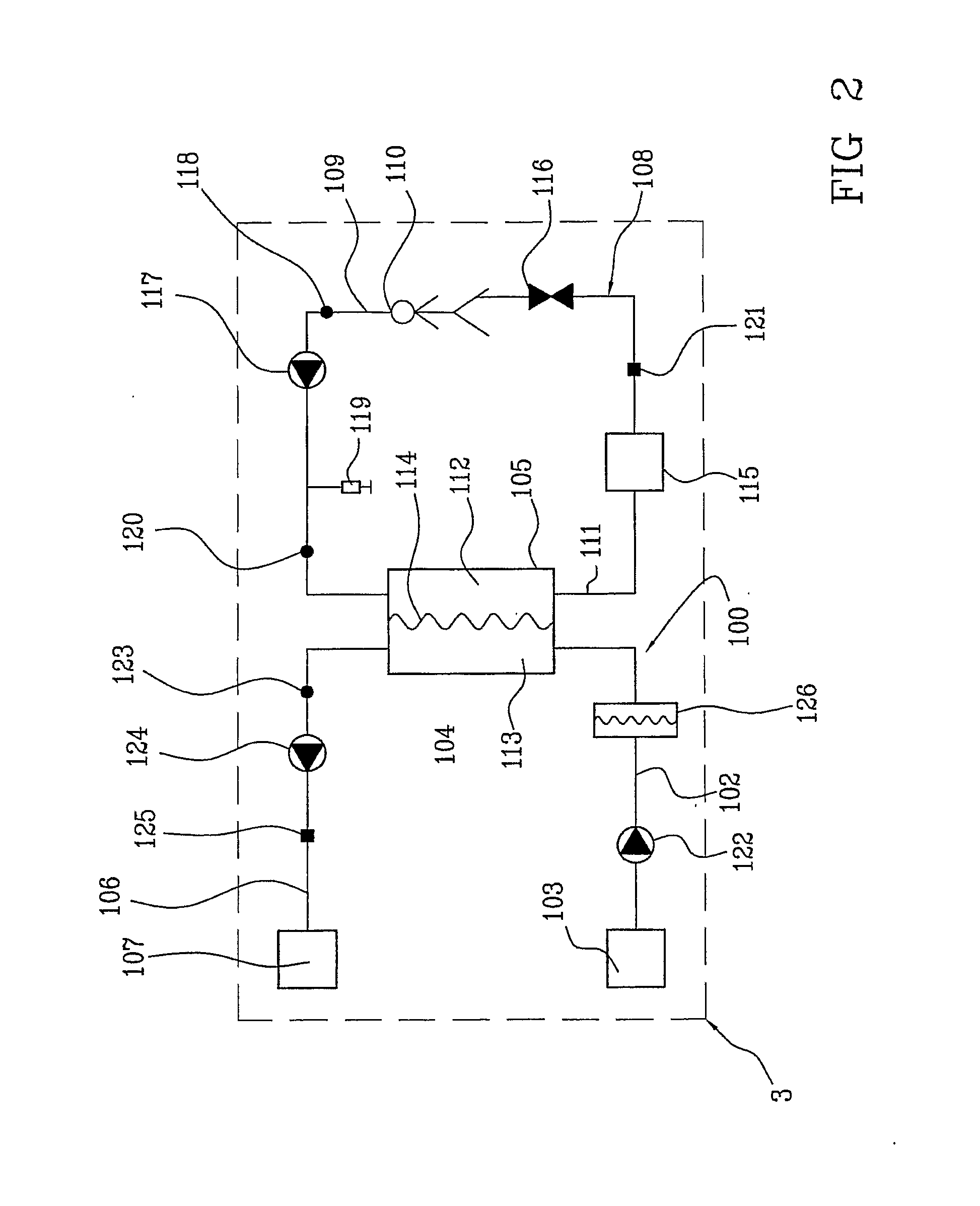Medical apparatus comprising a machine for treatment of fluids