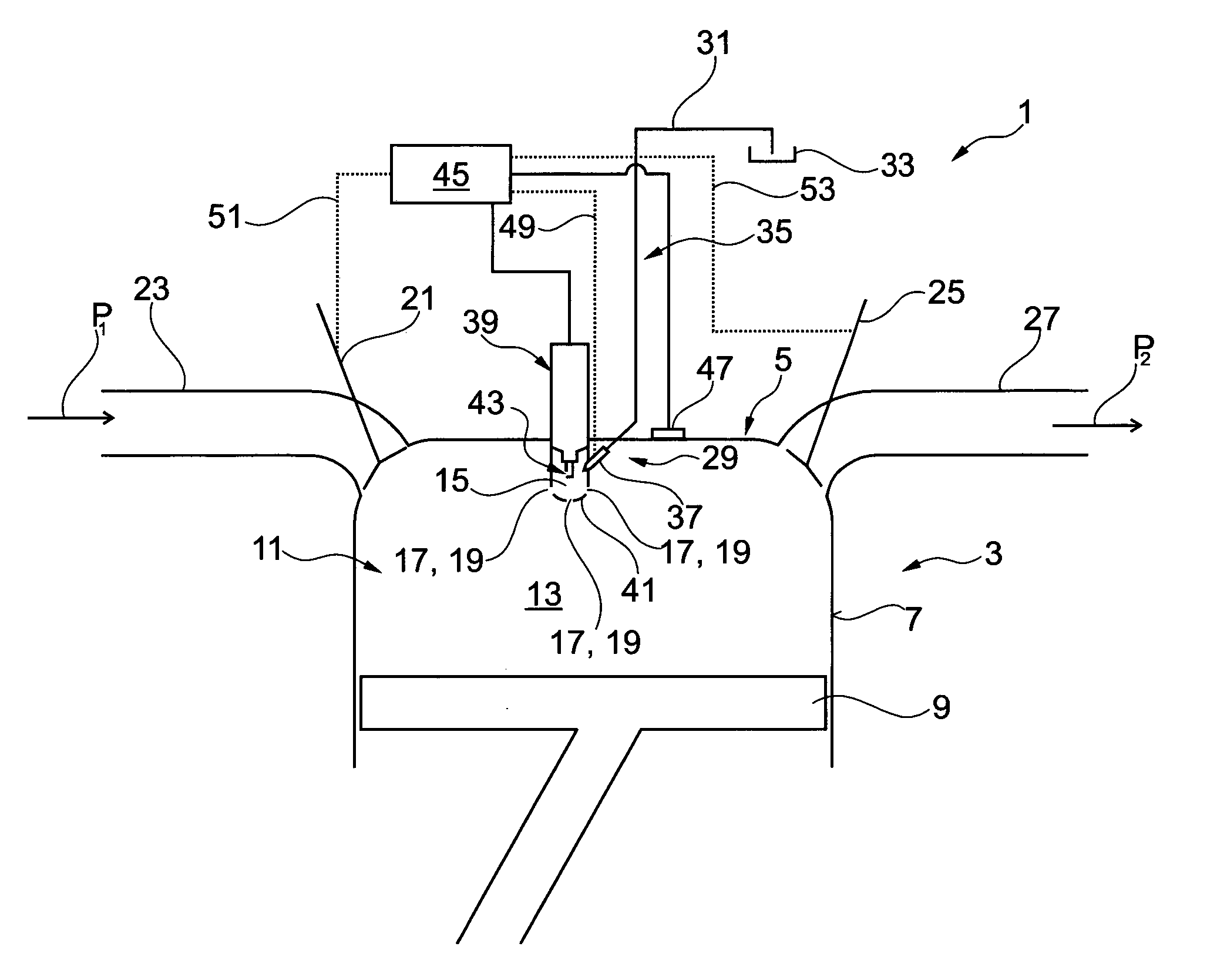 Mixture-charged gas engine and method for compensating for volumetric efficiency deviations in a mixture-charged gas engine