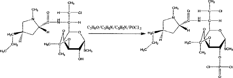 Preparation of clindamycinum phosphoester