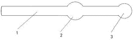 Connecting device of umbrella tip and umbrella ribs