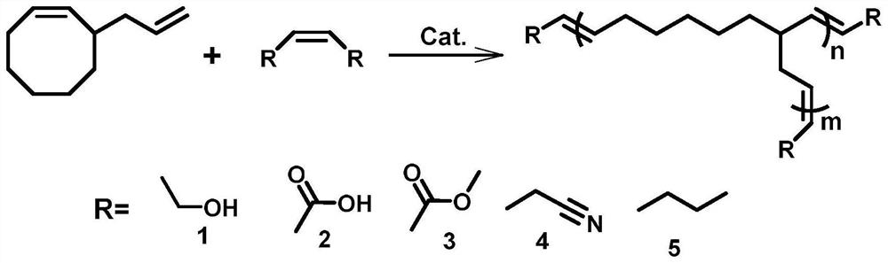 Preparation method of end group functionalized hyperbranched polyolefin