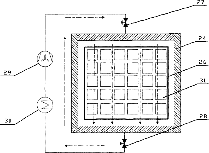 Substrate cooling method, substrate cooling system and substrate processing device