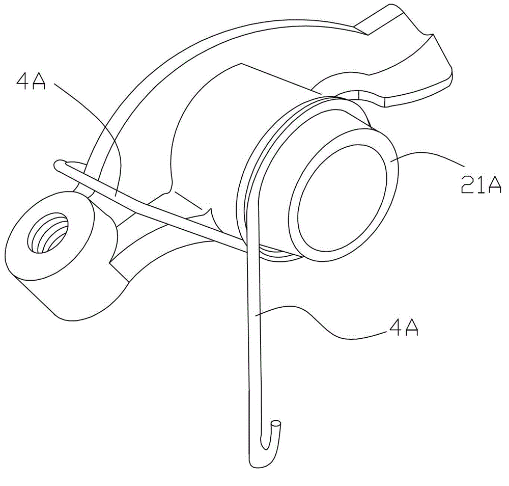 Low-noise valve rocker assembly of motorcycle engine