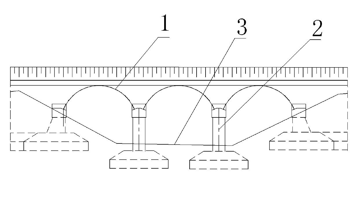 Circular-arched steel-corrugated-plate bridge and culvert structure