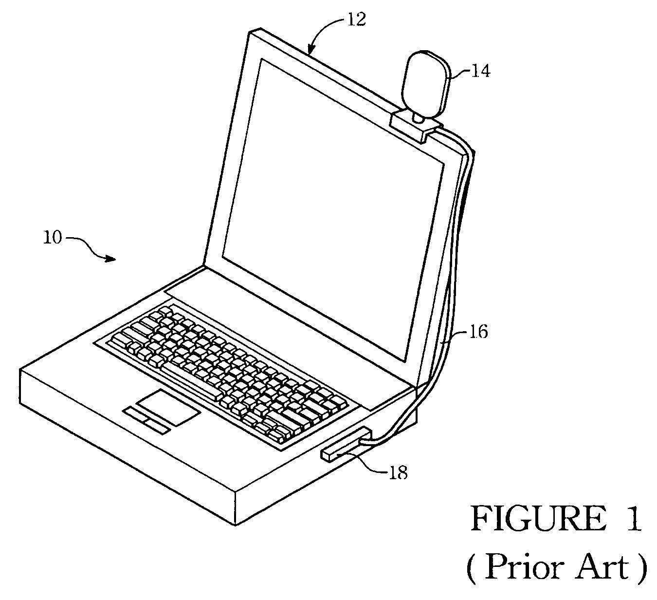 Portable electrical device with planar antenna