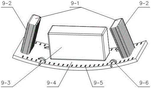 Double-ring clutch type electromagnetic drive spherical robot