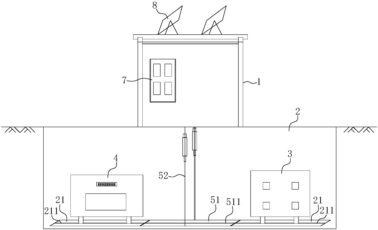 Multifunctional black-foul water monitoring station