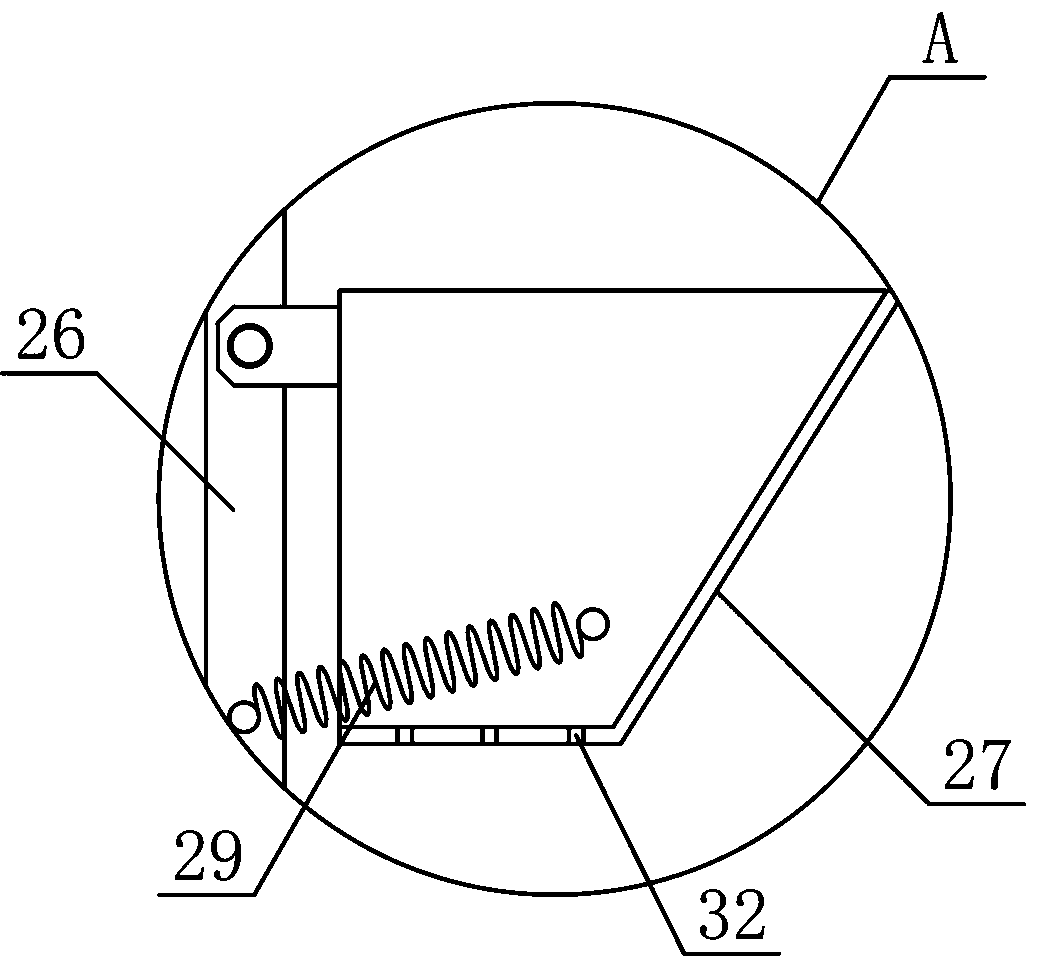 Sewage recovery recycling device for glass production