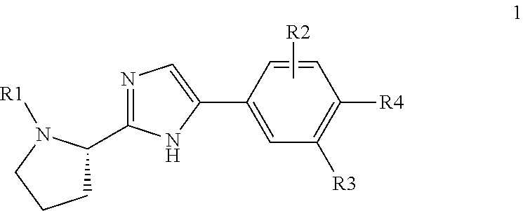 Pan-genomic inhibitors of NS5A protein encoded by HCV, pharmaceutical compositions, intermediates for inhibitor synthesis, and their synthesis and application methods