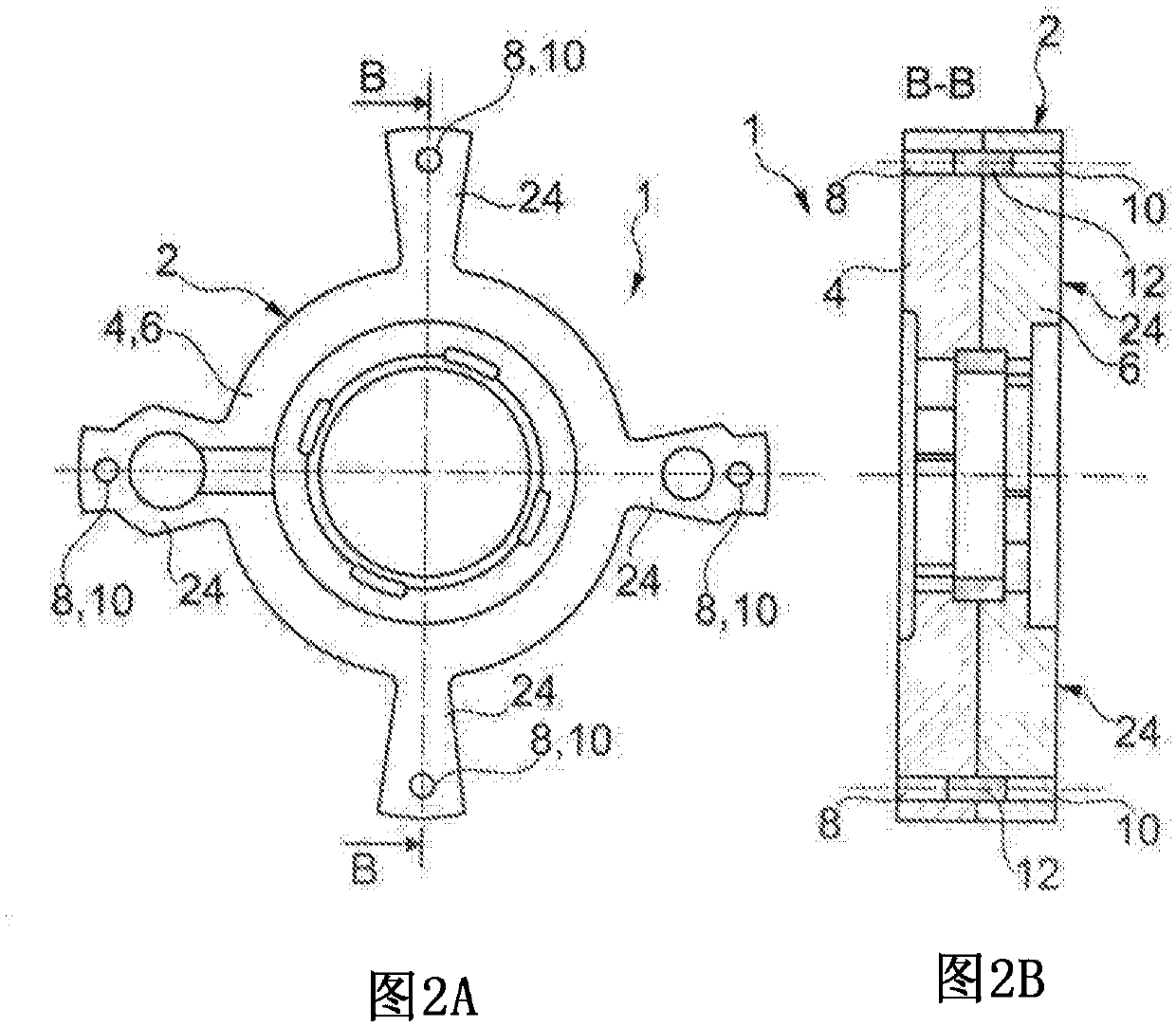 Hydraulic camshaft adjuster, at least two-piece rotor and method for manufacturing a rotor for a hydraulic camshaft adjuster