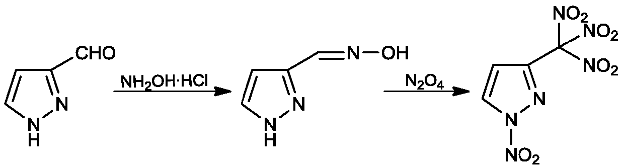1-nitro-3-trinitromethylpyrazole compound