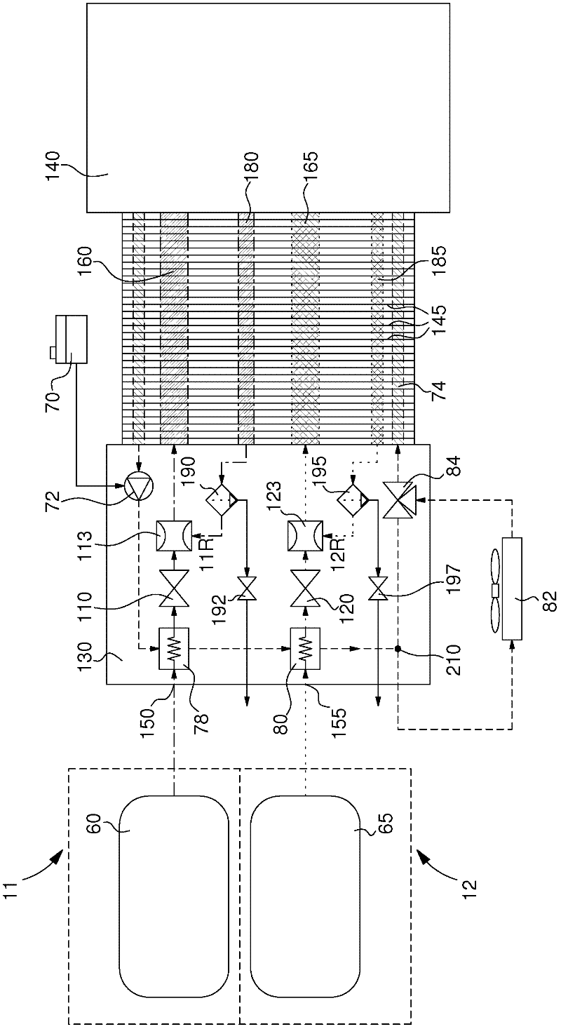 Fuel cell system including heat exchanger