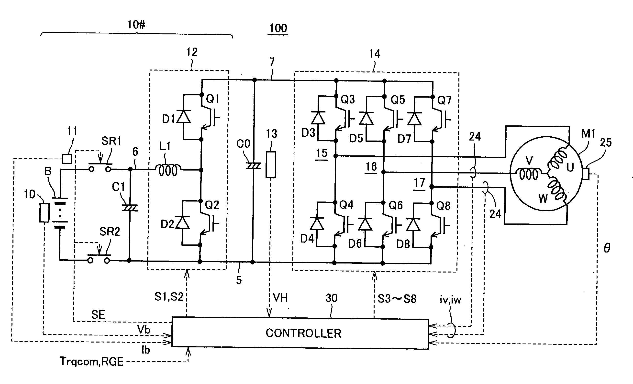 Drive controller and drive control method for electric motor