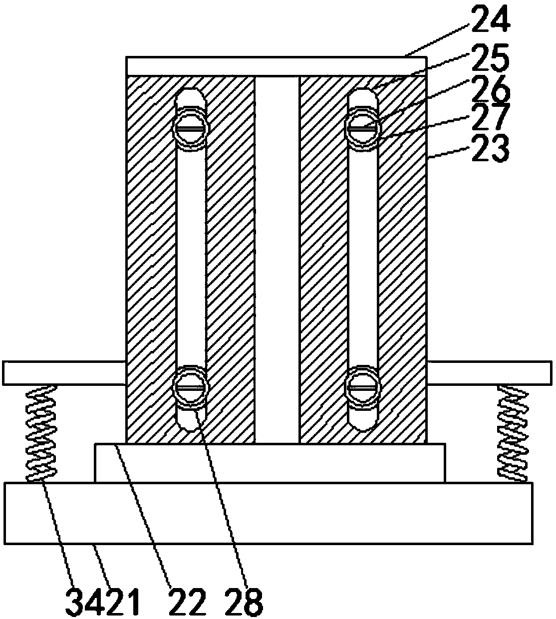 Bogie component of internal combustion locomotive