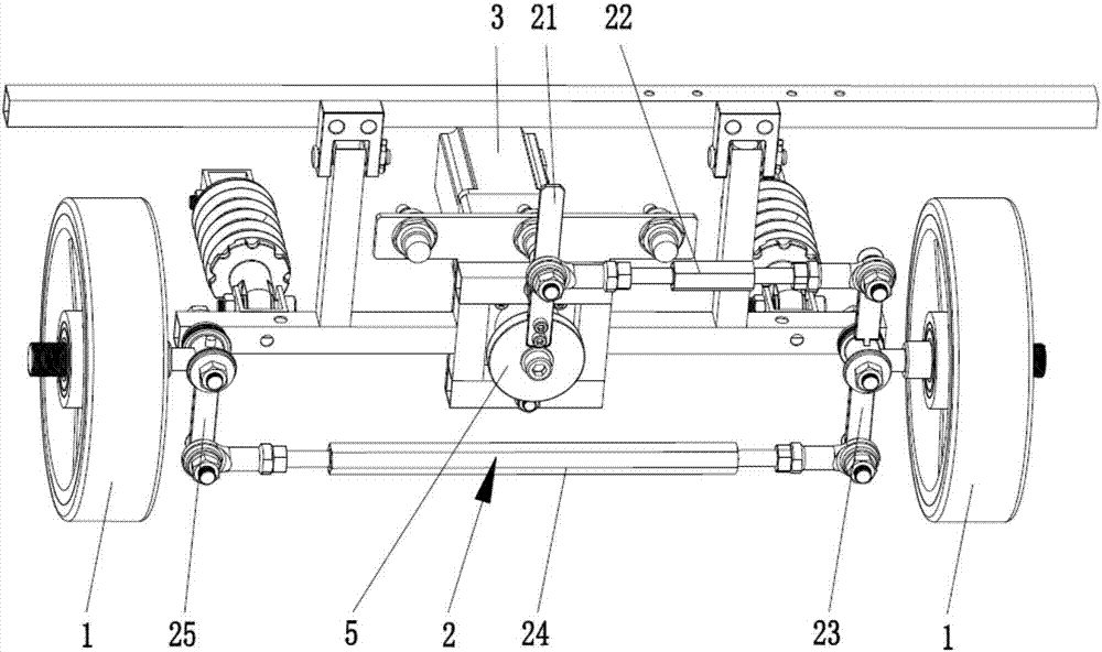 AGV steering mechanism
