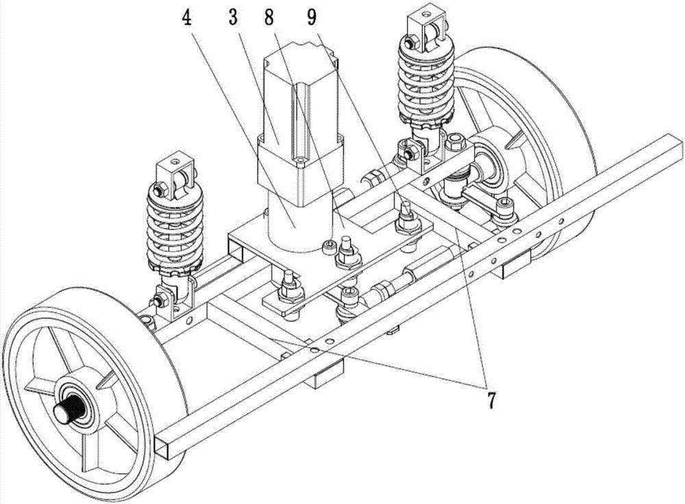 AGV steering mechanism