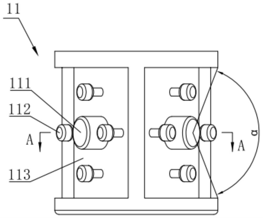 A lateral measurement inverted ultra-short baseline transceiver transducer and its working method