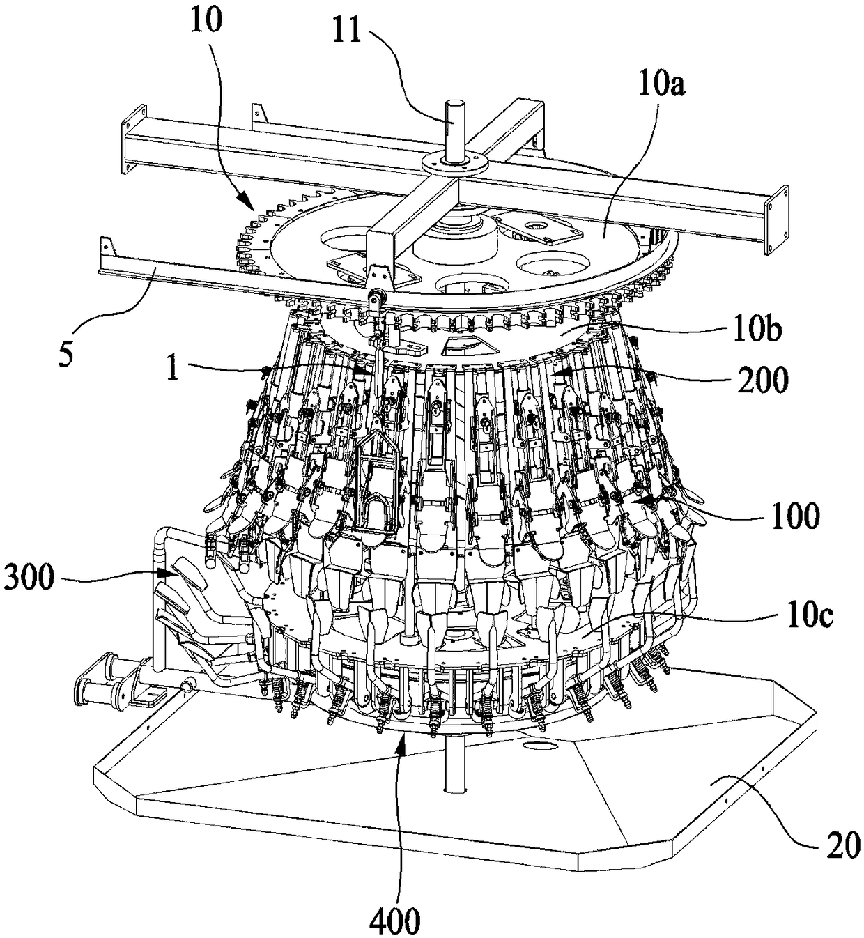 Apparatus for removing abdominal fat of slaughtered chicken