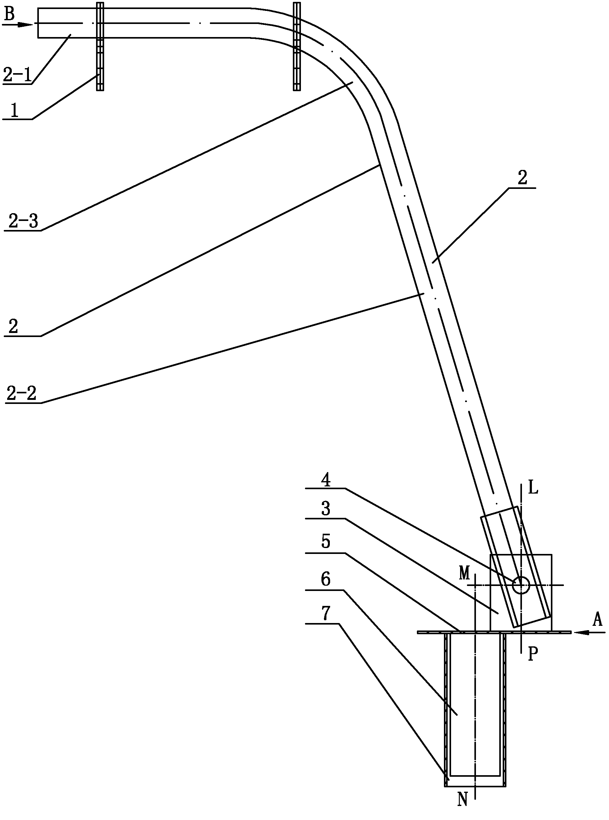 Elastic energy storage safety device for tank container