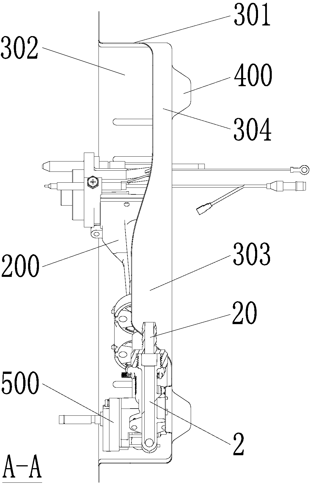 Air inlet pipe assembly and gas stove