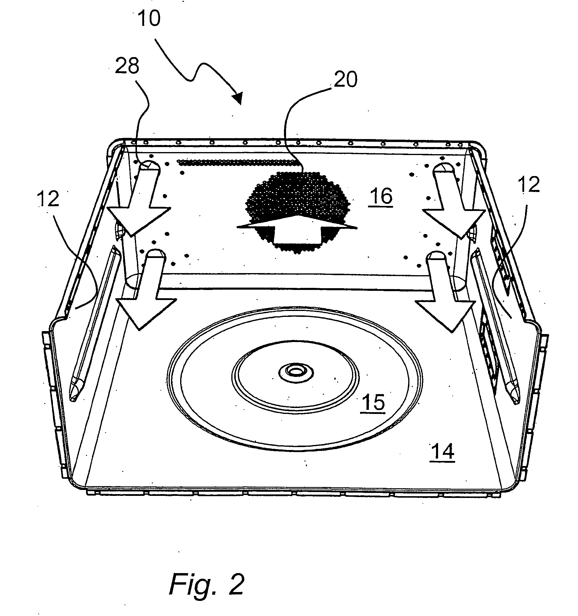 Microwave oven with convection heating