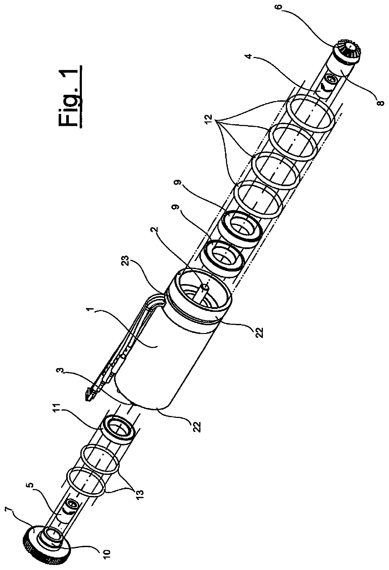 Drive unit for a strapping device