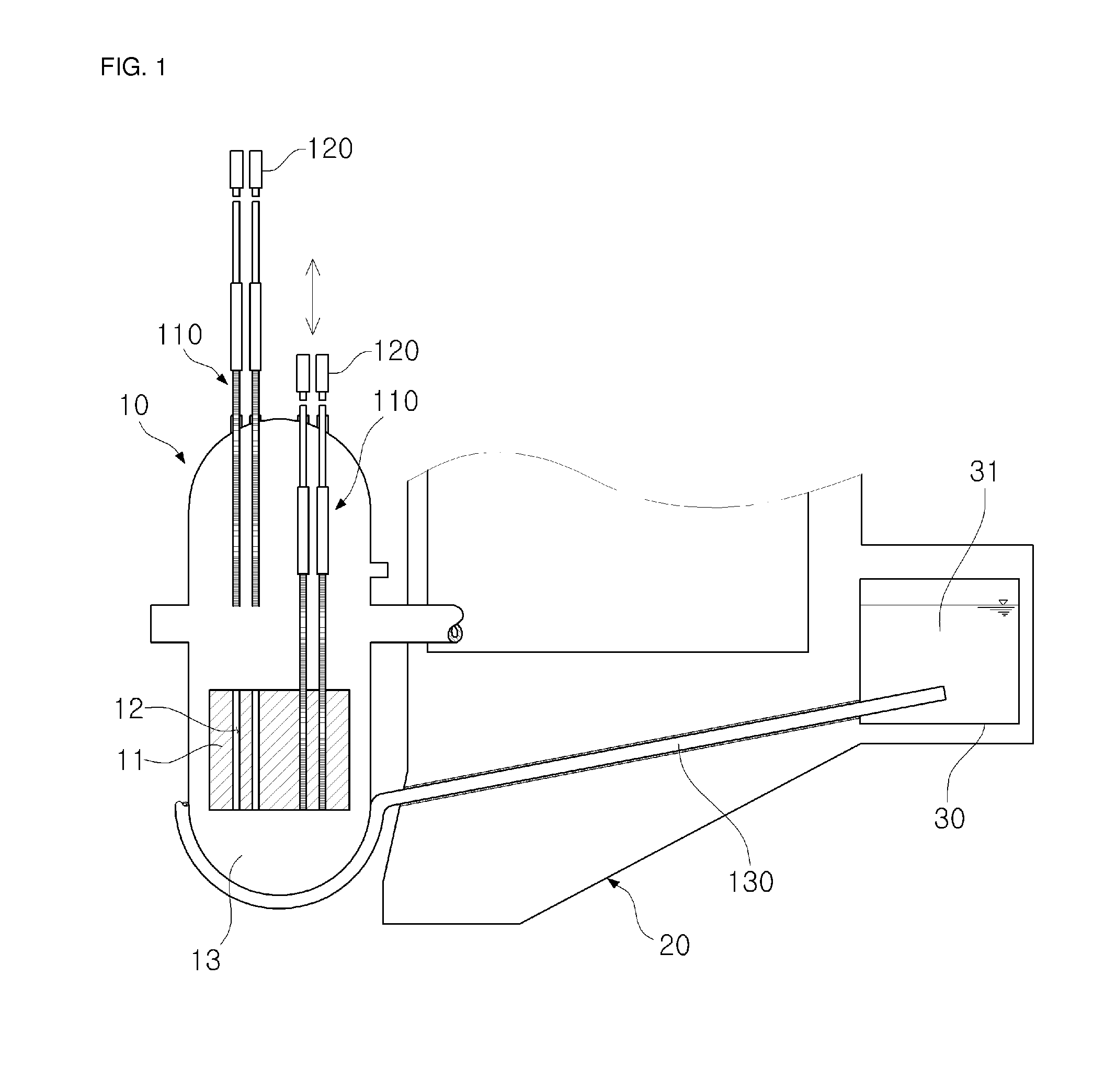 Decay heat removal system with hybrid heat pipe having coolant and neutron absorber for cooling nuclear power plant