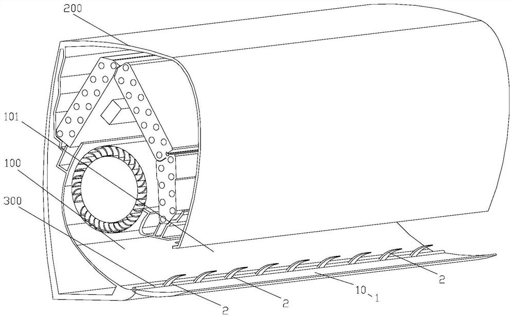 Air guiding structure and air conditioner having the same