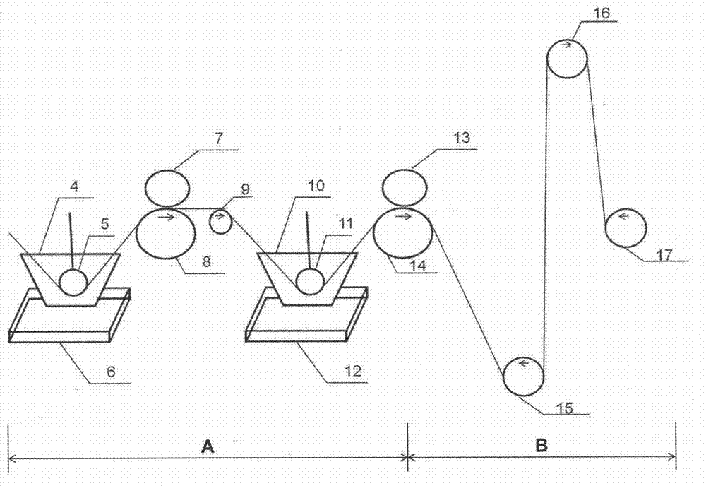 Device and method for preparing sustainable-released antibacterial real-silk braided suture line