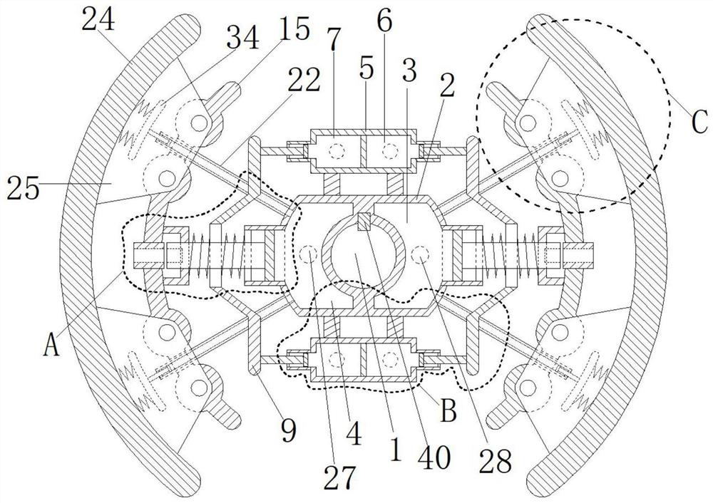 Hydraulic variable-diameter racing car steering wheel based on linear speed matching driving