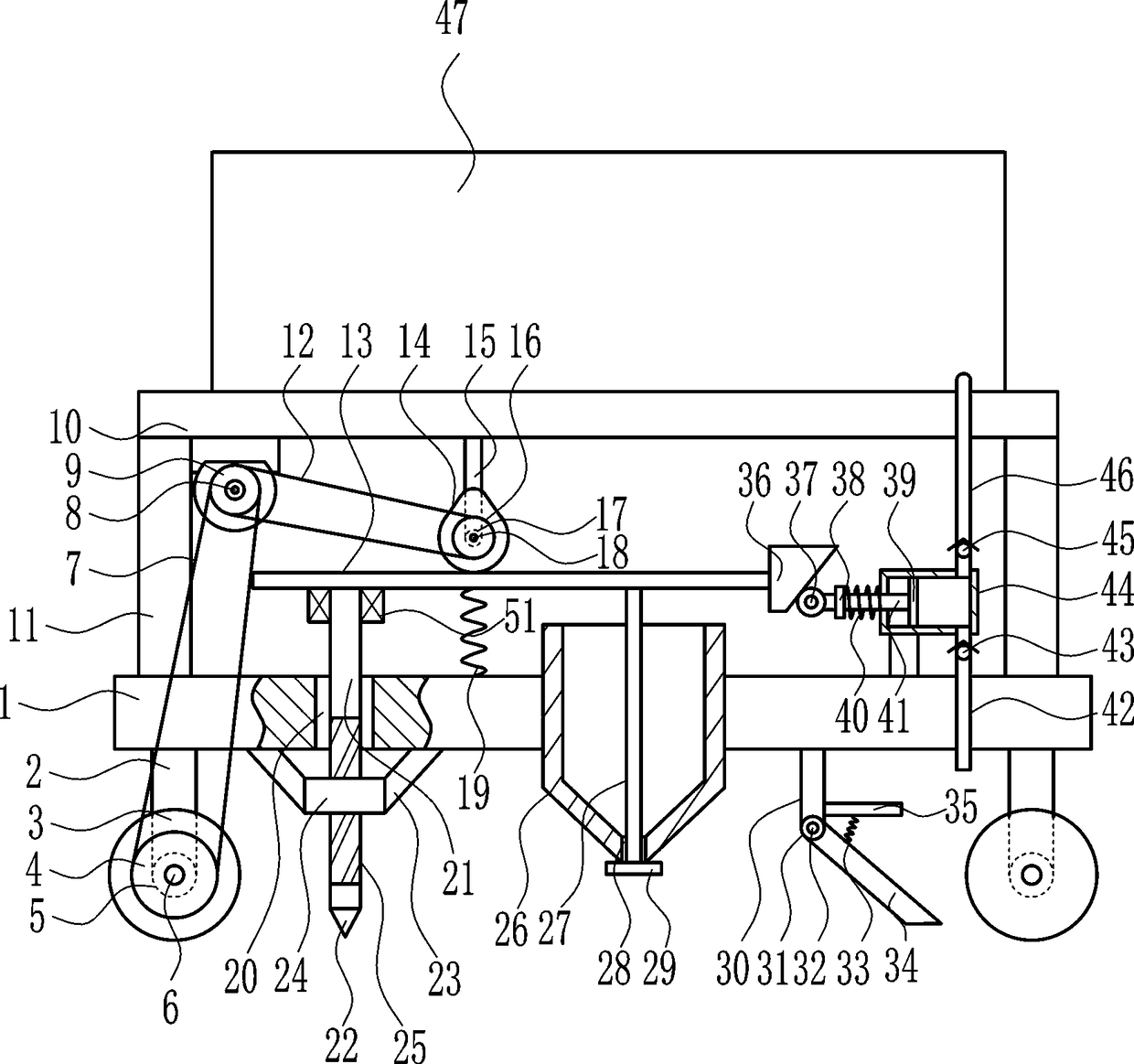 Seedling sowing device