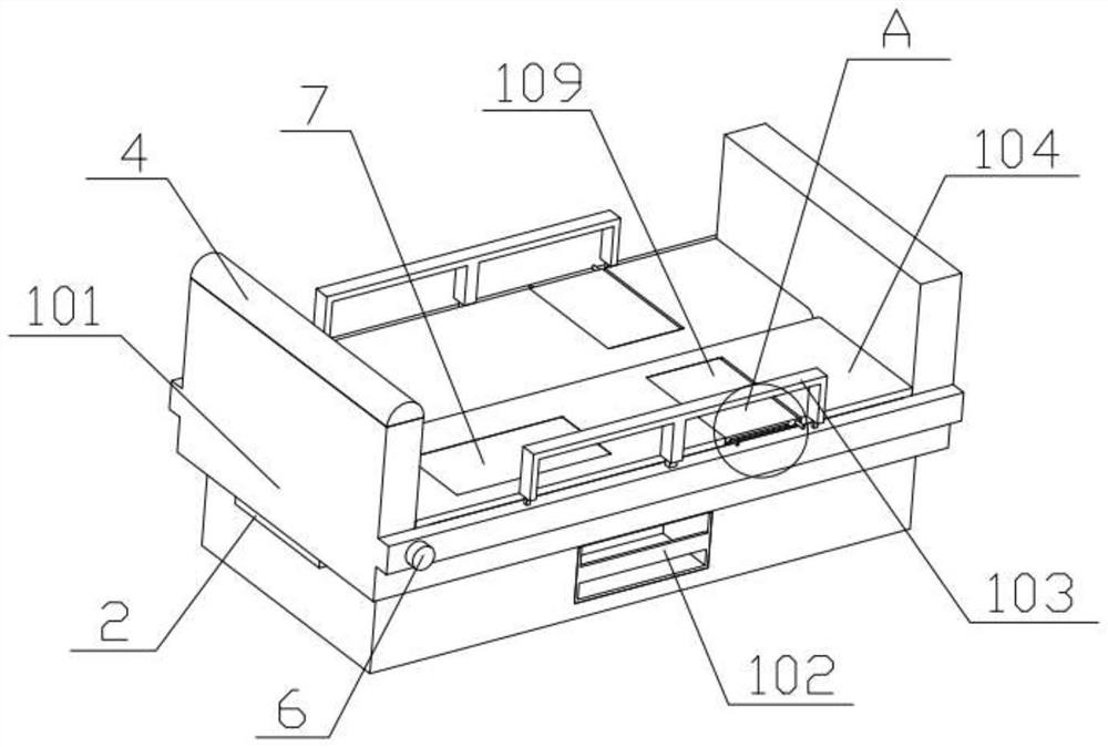 Multifunctional nursing rehabilitation bed capable of remotely monitoring patient