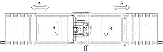 Spraying production device for single detergent piece