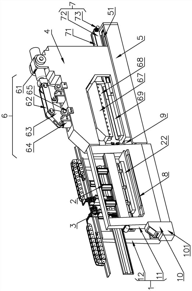 Pickling titanium plate welding device and welding process thereof