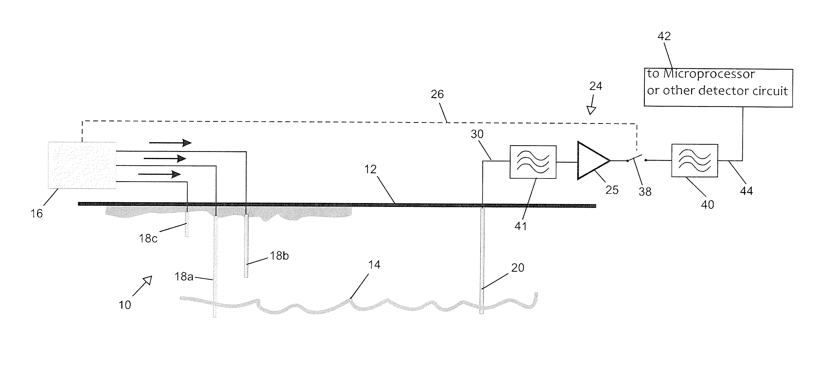 Liquid level detection device