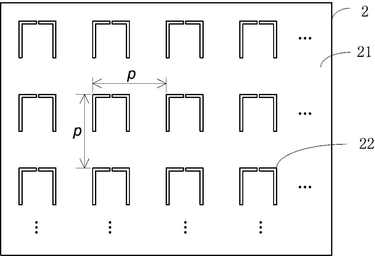 Tunable metamaterial filter based on mechanical adjustment