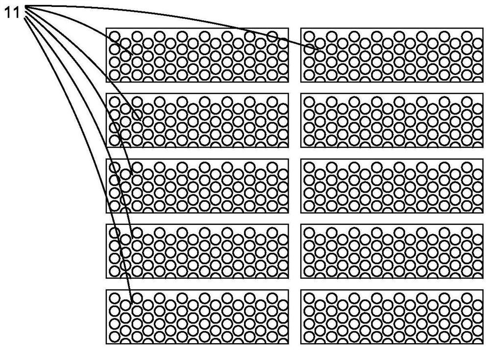 Partition projection device and light source units and application thereof