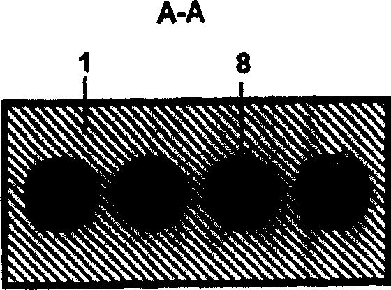 Radiating device of chip radiation using liquid metal gallium or its alloy as flow working medium